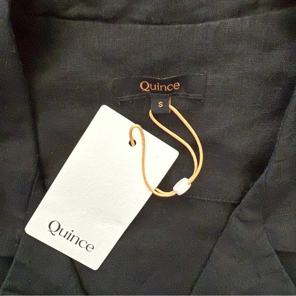 NWT Quince 100% European Linen Button Front Dress - Small - Picture 11 of 13